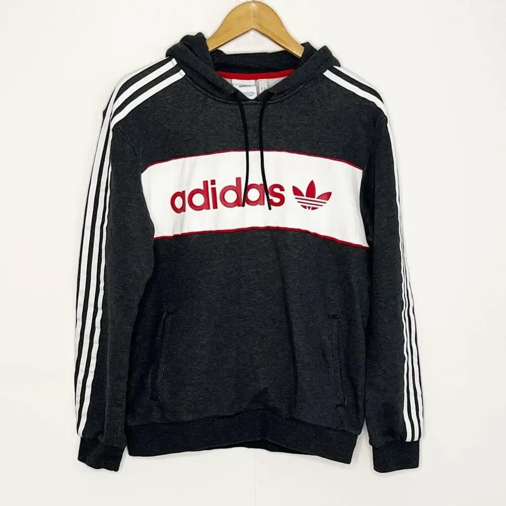 Adidas Men Hooded Sweatshirt Size Medium